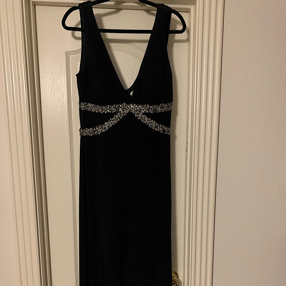 Black evening gown